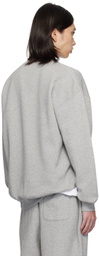 VTMNTS Gray Embroidered Sweatshirt
