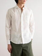 Drake's - Linen Shirt - White
