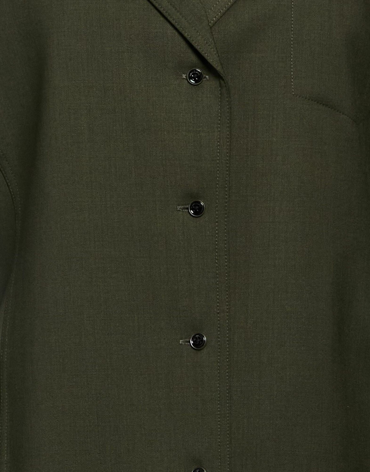 Helmut Lang Womens Tailored Vest Military in Green