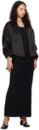 BITE Black Wide Strap Maxi Dress