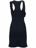 COURREGES Double Buckle 90's Rib Knit Dress