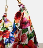 Dolce&Gabbana Medium floral satin tote bag