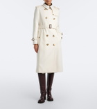 Burberry Double-breasted cashmere trench coat