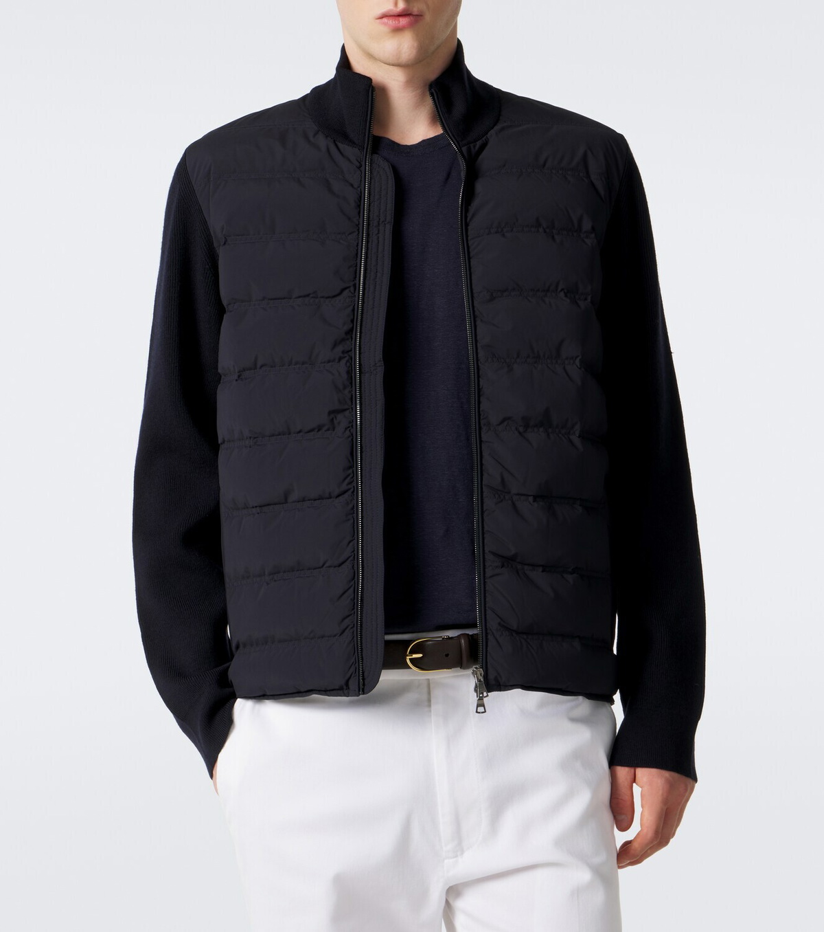 Orlebar Brown Terrence III down-paneled wool cardigan