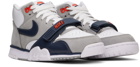 Nike White Air Trainer 1 High-Top Sneakers