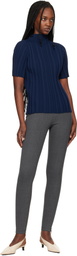 Jil Sander Gray Trouser Leggings