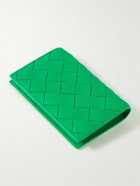 Bottega Veneta - Intrecciato Leather Bifold Cardholder - Green