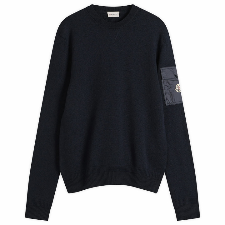 Photo: Moncler Men's Crew Neck in Navy