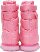 Moncler Pink Gaia Pocket Down Boots