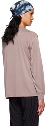 Satisfy Taupe Polyester T-Shirt