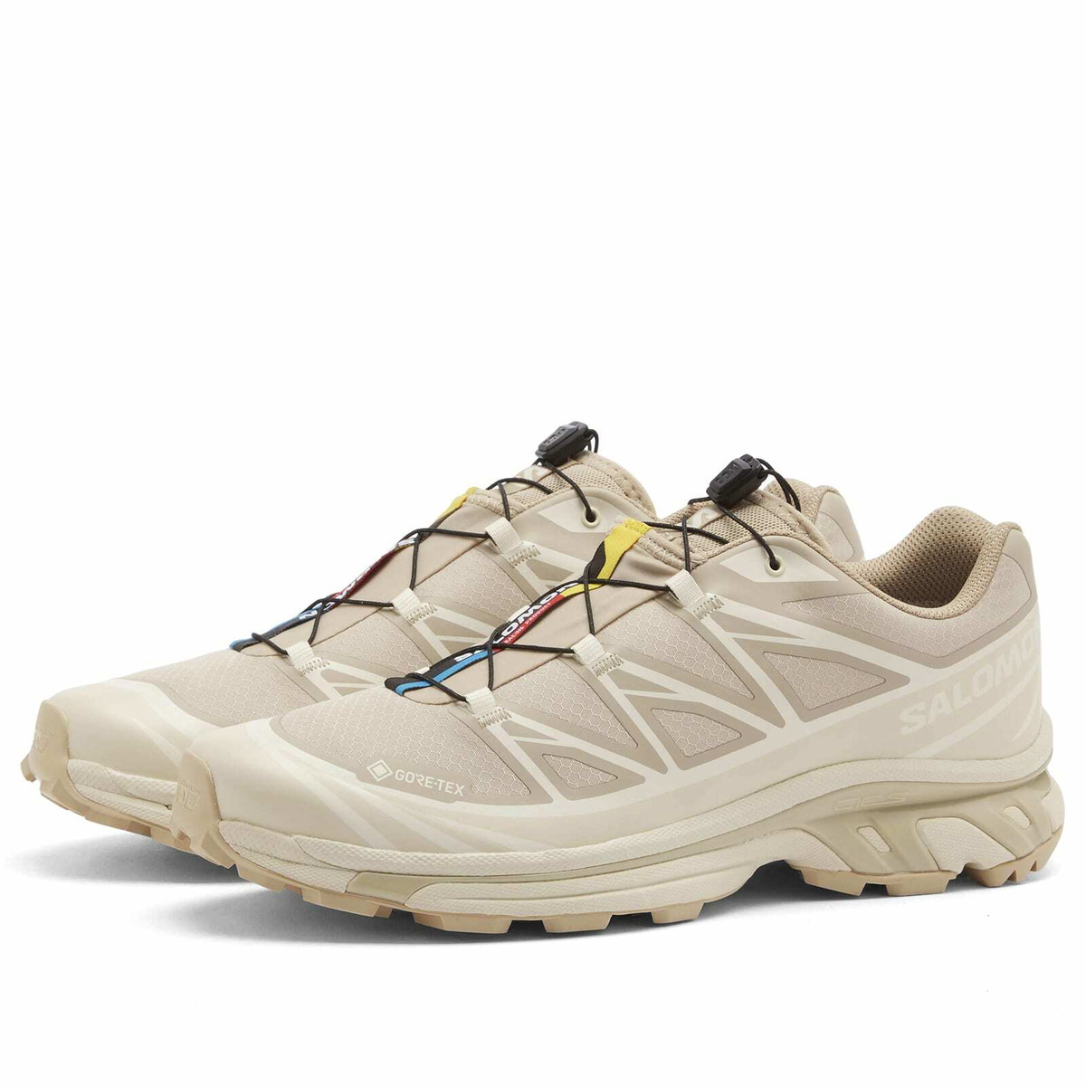 Salomon Xt-6 Gtx Sneaker in Oxford Tan/Almond Milk/Safari