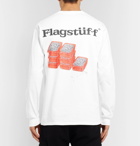 Flagstuff - Logo-Print Cotton-Jersey T-Shirt - Men - White