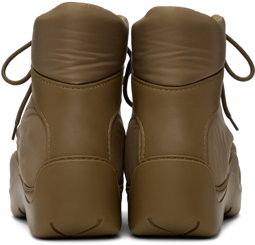 Bottega Veneta Brown Puddle Bomber Boots Bottega Veneta