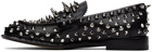 Alexander McQueen Black Stud Loafers