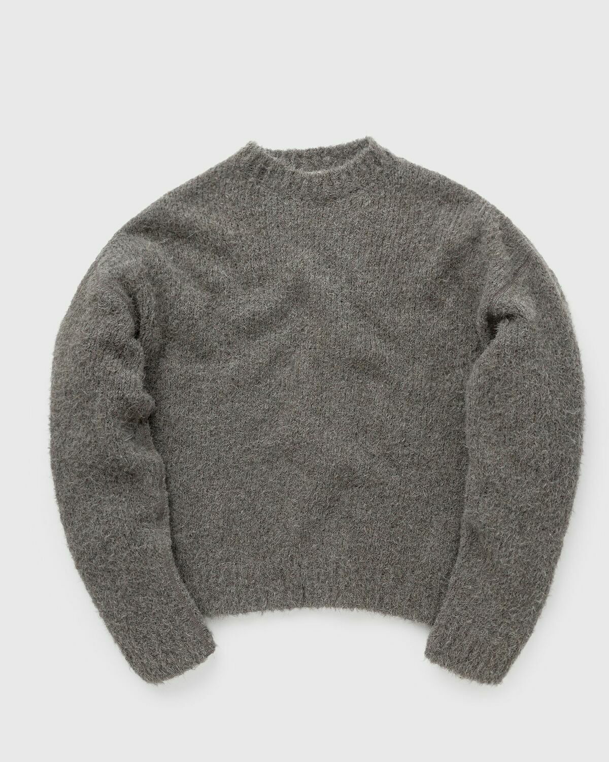 Our Legacy Sonar Roundneck Grey - Mens - Pullovers