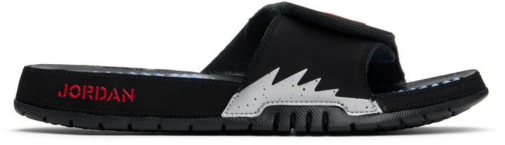 Photo: Nike Jordan Black Hydro 5 Retro Pool Slides