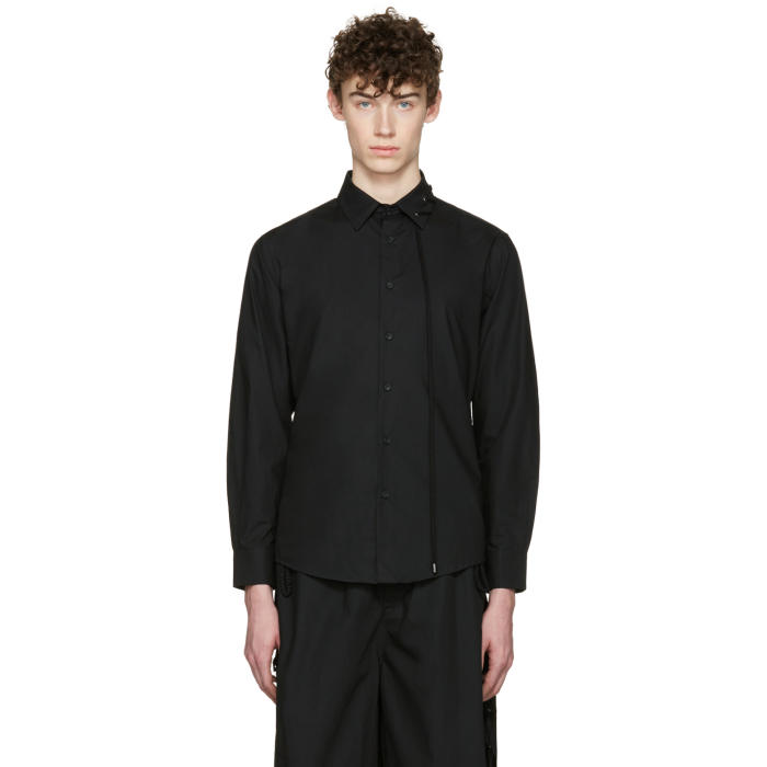 Photo: Craig Green Black Cotton Laced Shirt