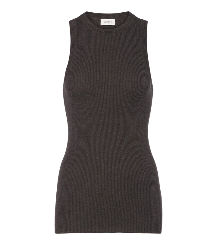 Photo: Lisa Yang Amya cotton and cashmere tank top
