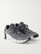 NIKE TRAINING - Metcon 4 Neoprene and Mesh Sneakers - Gray