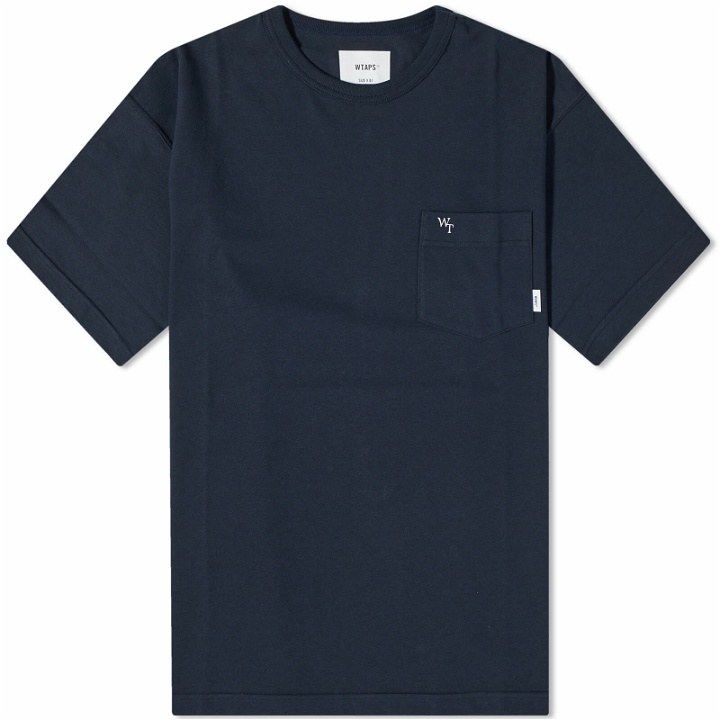 Photo: WTAPS Men's 23 Pocket Logo T-Shirt in Navy