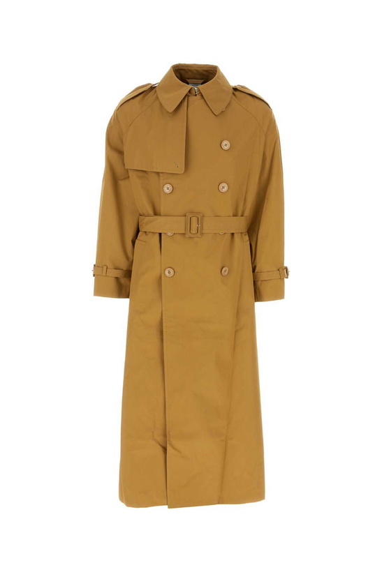 Photo: VETEMENTS Ochre Cotton Oversize Trench Coat