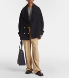 Loewe Pebble wool peacoat