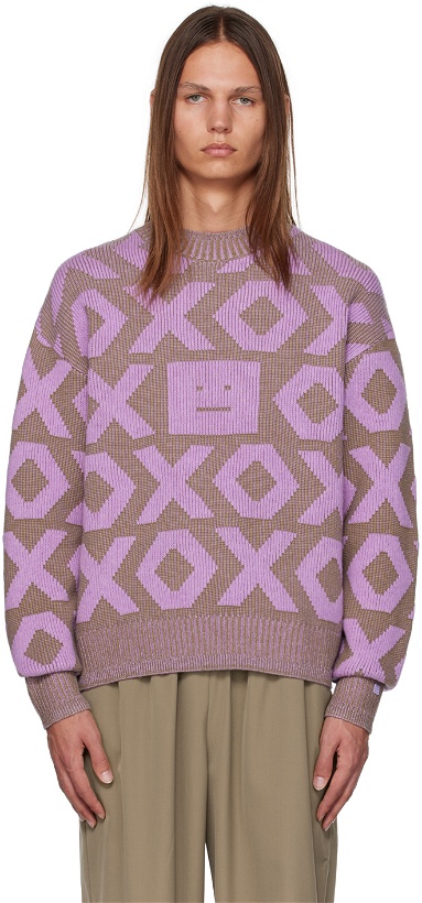Photo: Acne Studios Purple Relaxed Sweater