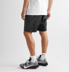 Nike - Sportswear Tech Pack Webbing-Trimmed Belted Crinkled-Nylon Shorts - Black