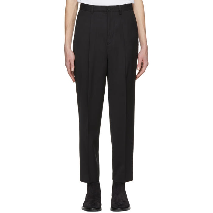 Photo: Kenzo Black Limited Edition Wool Travel Trousers 