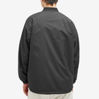 Nanga Men's Rib Collar Coach Jacket in Black