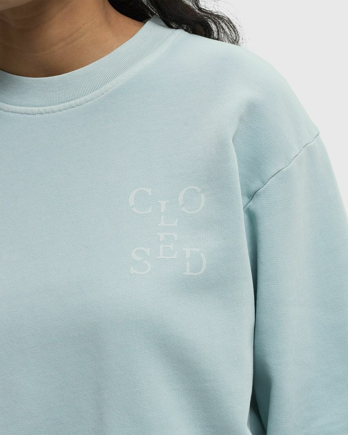 CLOSED PRINTED SWEATSHIRT Blue Women