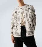 Bode Winter Garden cashmere cardigan