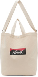 NANGA Off-White 2-Way Tote