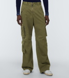 Dolce&Gabbana High-rise cotton cargo pants