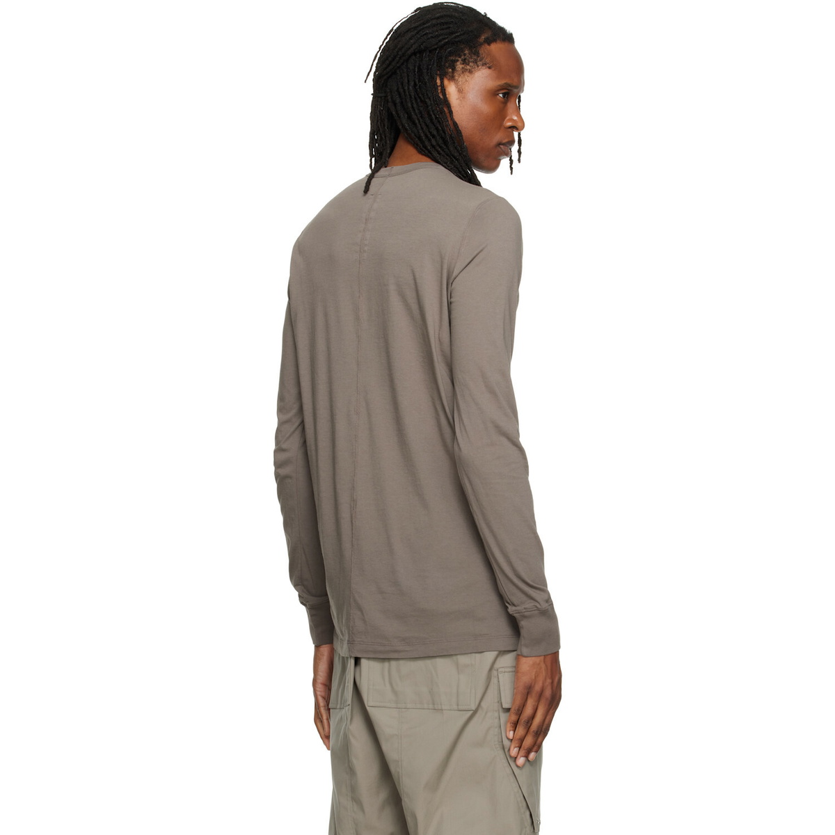 Rick Owens Gray Tower Level LS T-shirt