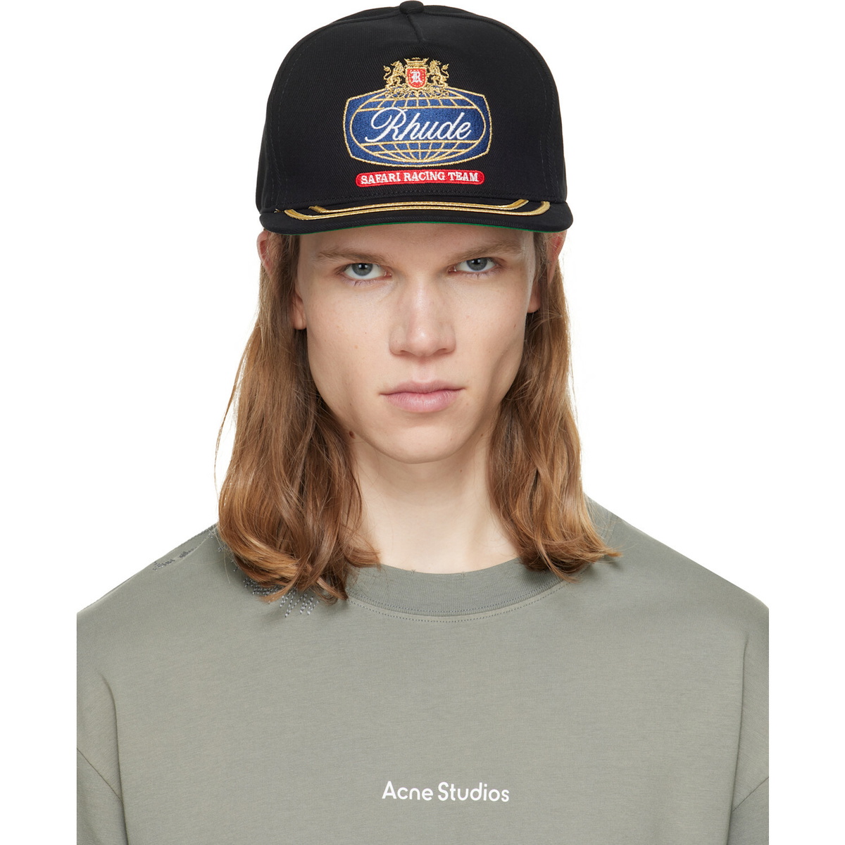 Mowalola Gray 'Lotta' Cap Mowalola