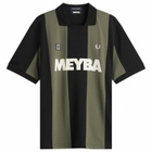 Fred Perry Men's Meyba Cut And Sew Polo Shirt in Black