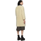 Sacai Beige Wool Suiting Coat
