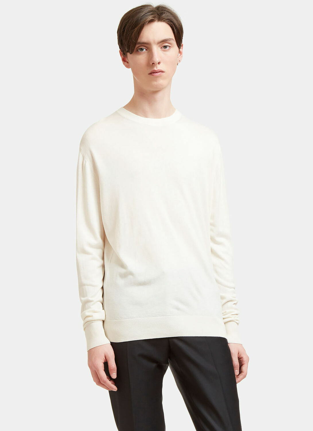 Aiezen Silk and Cashmere-Blend Crewneck Sweater