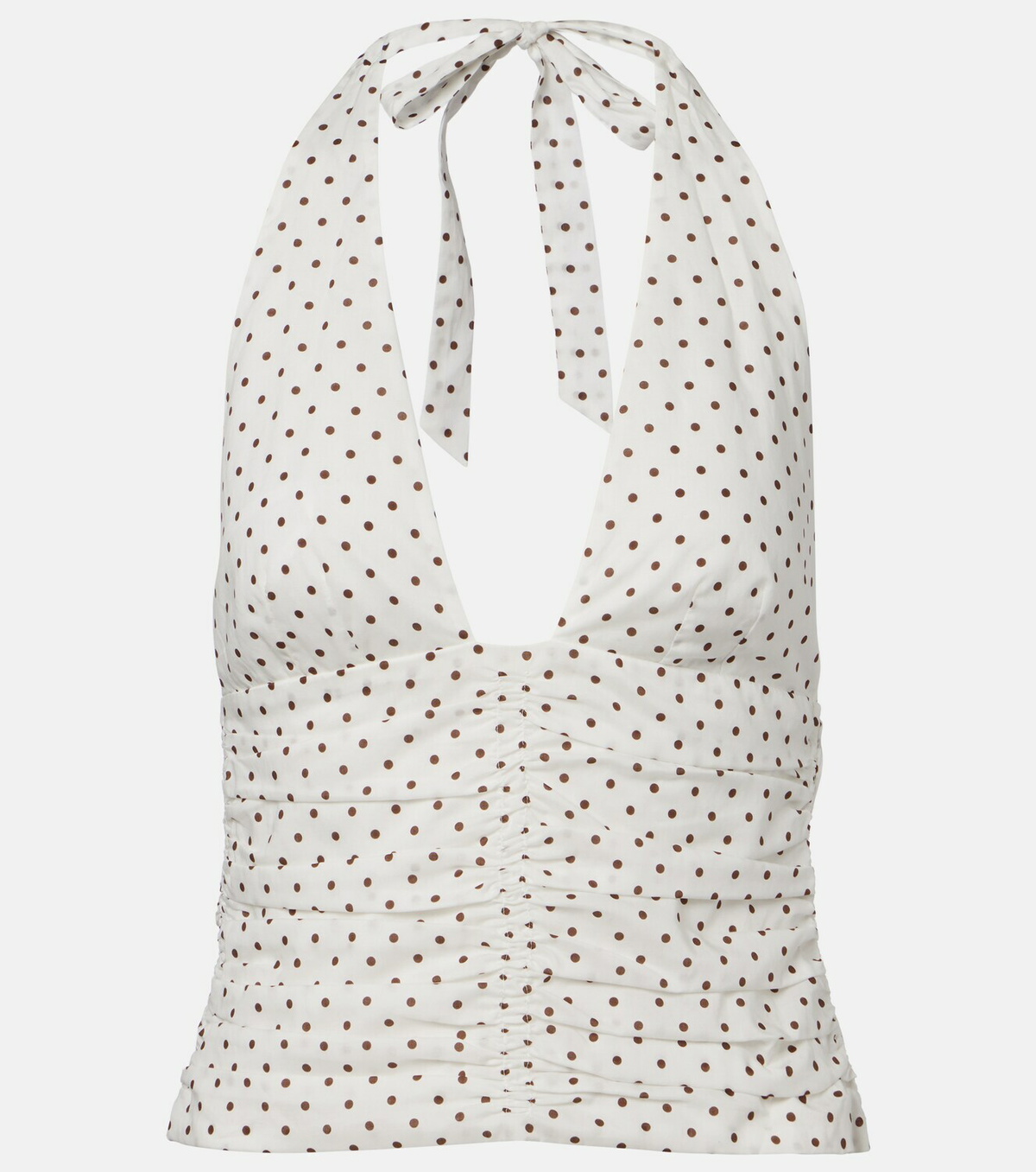 Posse Edie polka-dot top