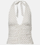 Posse Edie polka-dot top