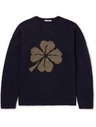 Our Legacy - Popover Intarsia-Knit Sweater - Black