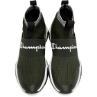 Champion Reverse Weave Green Rally Pro High-Top Sneakers