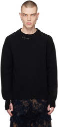 ALTU Black Pierced Sweater