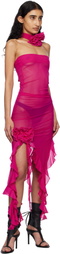 Fancì Club Pink 'The Crime' Midi Dress