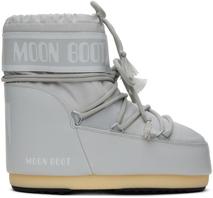 Photo: Moon Boot Gray Icon Low Boots