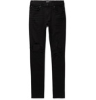 AMIRI - Thrasher Skinny-Fit Distressed Stretch-Denim Jeans - Black