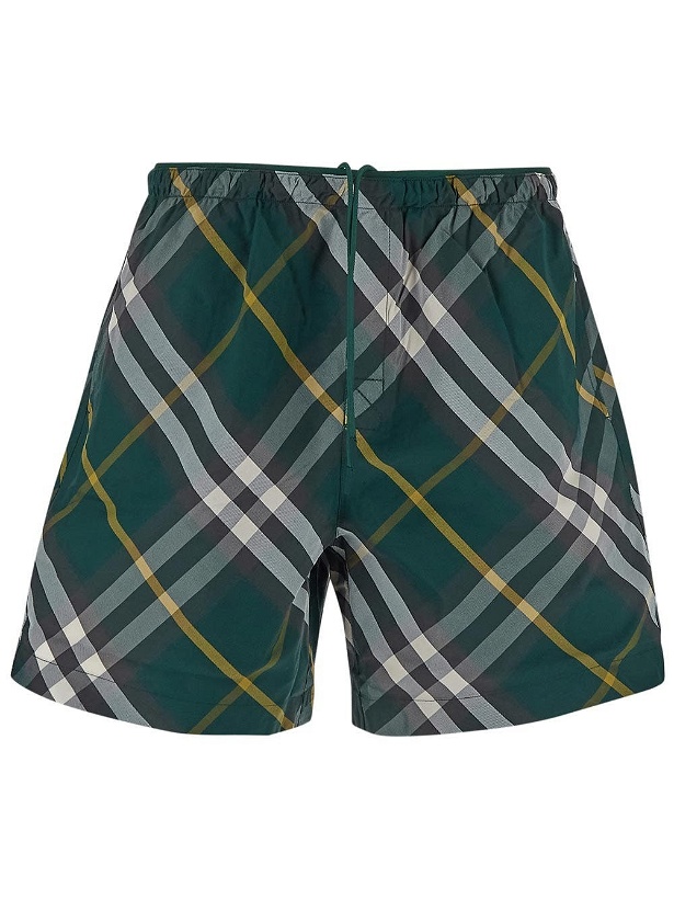 Photo: Burberry Checked Swimshort