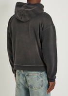 Duke And Dexter Paint Splatter Print Cotton Sweatshirt Black