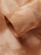 Theory - Masten Slim-Fit Tie-Dyed Cotton-Blend Sweater - Brown